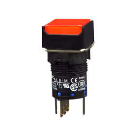 和泉 照明按钮开关,红色；AL6Q-M14RC