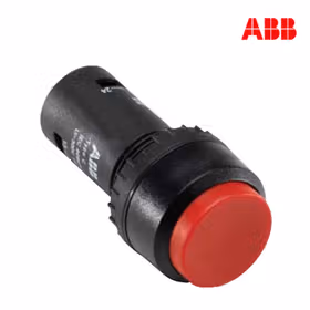 ABB CP3凸头复位型按钮（不带灯型）,红色；CP3-10R-11