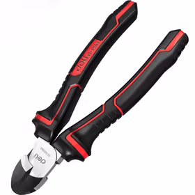 得力 工业级德式斜嘴钳省力高寿命铬钼钢   6寸；DL100306G