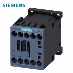 西门子 功率接触器,9A,4kW,1NC,400VAC,50/60Hz,3极,尺寸S00螺栓型端子连接；3RT20161AV02