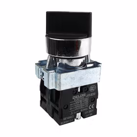 德力西电气 旋钮开关头部,黑色；LAY5s-BD 二位自锁 钮头(标准型旋钮)