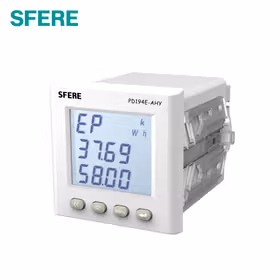 斯菲尔(SFERE) 数显多功能谐波表电力仪表；PD194E-AHY AC100V 1A 三相三线