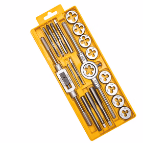 得力 丝锥板牙套装   20件套；DL0028