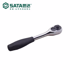 世达 1/4"(6.3mm)专业快速脱落棘轮扳手130mm；11902