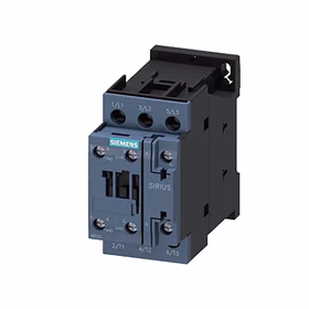 西门子 功率接触器,25A,11kW,1NO+1NC,208VAC,50/60Hz,3极,尺寸S0,螺栓型端子连接；3RT20261AM20
