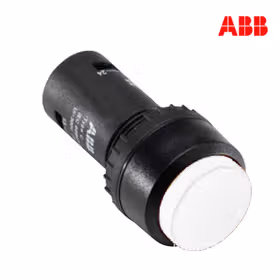 ABB CP3凸头复位型按钮（不带灯型）,白色；CP3-10W-10