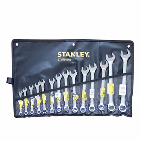 史丹利 14件B系列梅花开口两用扳手组套8-24mm；STMT80946-8