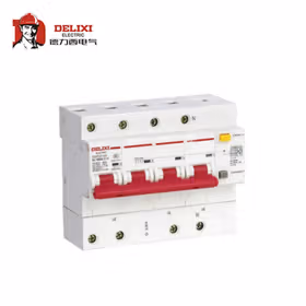 德力西电气 漏电微型断路器；DZ47LE-125 4P li(D) 125A 100mA