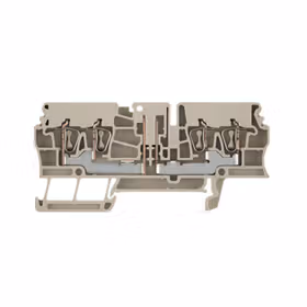 魏德米勒 电流测试端子,弹片联接,2.5mm,400V,16A,可翻转,深褐；ZTR 2.5/4AN/O.TNHE