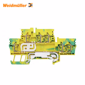 魏德米勒 双层端子,弹片联接,2.5mm,800V,300A(2.5mm),深褐；ZDK 2.5/3AN PE