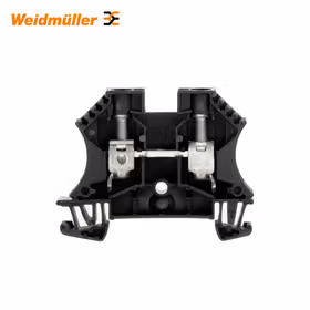魏德米勒 直通型接线端子,螺钉联接,10mm,1000V,57A,黑色；WDU 10 SW