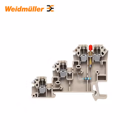 魏德米勒 W系列,传感器/执行器端子,额定横截面:2.5mm,螺钉联接；DLI 2.5/LD-GN/PNP +- DB
