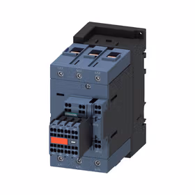 西门子 功率接触器,80A,37kW,2NO+2NC,20-33VAC/DC,3极,尺寸S3弹簧型端子连接集成的可变电阻辅助开关不可分；3RT20453NB343MA0