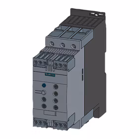 西门子 软起动器S2 72A,37kW/400V,200-480VAC,24VAC/DC螺钉端子；3RW40381BB04