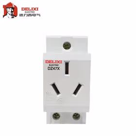 德力西电气 模数化插座；DZ47X 单相两极带接地 16A