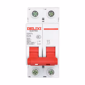 德力西电气 微型断路器；DZ47s D型 2P 25A