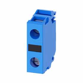 西门子 支点端子,蓝色,螺栓型端子连接用于前面板安装；3SU14001DA501AA0