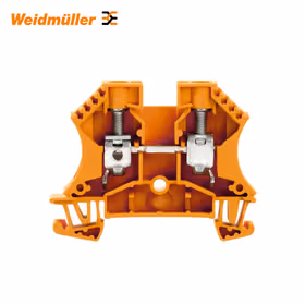魏德米勒 直通型接线端子,螺钉联接,10mm,1000V,57A,橙色；WDU 10 OR