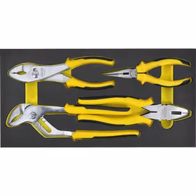 史丹利 EVA工具托组套-4件钳类；90-043-23