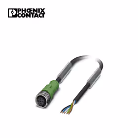 菲尼克斯 传感器/执行器电缆；SAC-5P- 5,0-PVC/M12FS