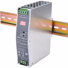 明纬 120W导轨型开关电源,28台/箱；DDR-120D-24