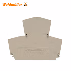 魏德米勒 SAK系列,接线端子,端板,1.5mm,深褐；AP DLD2.5/PE DB