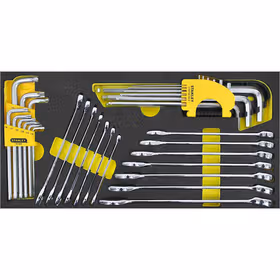 史丹利 EVA工具托组套-32件两用扳手及内六角扳手；90-035-23