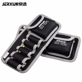 京选（JERXUN）电工连体腰包加厚大袋多功能小号收纳清洁维修可调节牛津布运动