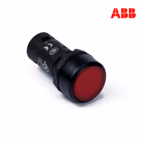 ABB CP1平头复位型按钮(带灯型),红色；CP1-12R-01