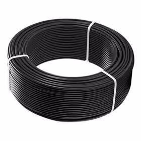 三木电缆-RVV非屏蔽多芯电缆；RVV-300/300V-2X0.5-黑色；100米/卷