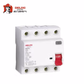 德力西电气 漏电保护开关；DZ47L 4P 100A 300mA A