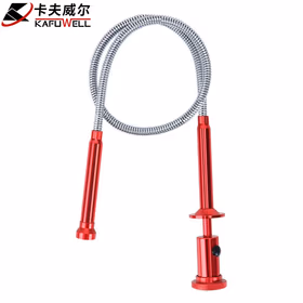卡夫威尔 磁性捡拾器汽修机修工具抓钩取物器伸缩爪夹取器维修工具 带LED灯 610mm OT3523A