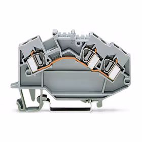 万可(WAGO) 3线普通接线端子,4mm,中心标记,适于35x15和35x7.5导轨；781-631