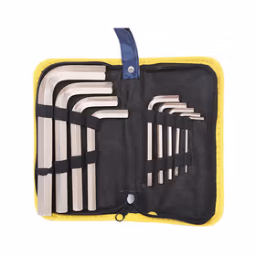 长城精工 9件套牛津包镀镍标准内六角扳手；338309