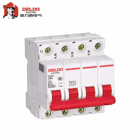 德力西电气 微型断路器；DZ47s B型 3P+N 16A