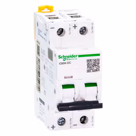 施耐德电气 小型直流断路器；Acti9 iC65H DC 2P B 4A MCB