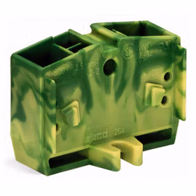 万可(WAGO) 4线终端用接线端子,带有固定耳,适用于螺丝或相似安装类型,孔直径3.2mm；264-337