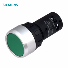 西门子 紧凑型按钮22mm塑料金属圆形螺丝端子,1个常闭触点红色；3SB62R01