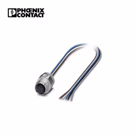 菲尼克斯 传感器/执行器孔式插座；SACC-EC-M12FS-5CON-PG9/0,5
