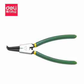 得力 德式外弯卡簧钳铬钒钢   13寸；DL21224