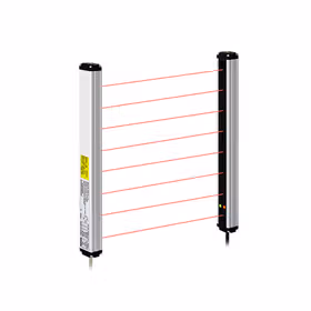 奥托尼克斯 区域传感器 检测距离0.1-7m 保护高度140mm 光轴数8 光轴间距20mm NPN；BW20-08