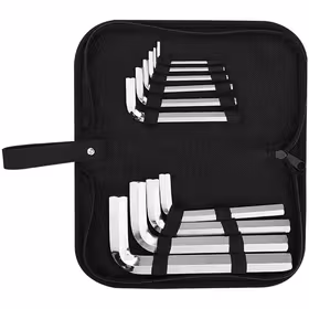 得力 标准平头内六角组套布包   10件套；DL3110