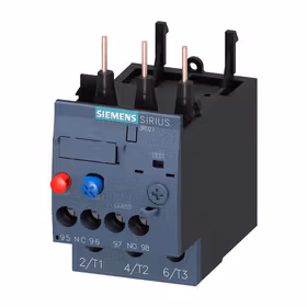 西门子 过载继电器17...22A热,尺寸S0,等级10接触器附属装置,主电路：螺栓,辅助电路：螺栓；3RU21264CB0