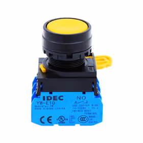 和泉 按钮开关,黄色；YW1B-M1E10Y
