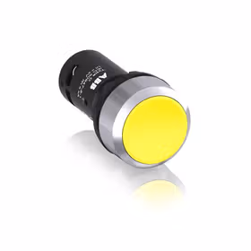 ABB CP1平头复位型按钮,黄色；CP1-30Y-10