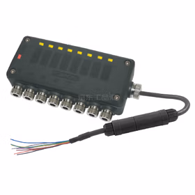 胜蓝SiRON Mini型8位防水接线盒带拖链航插线长3米【其他尺寸请咨询客服定制】；H420-8TF-3000/100