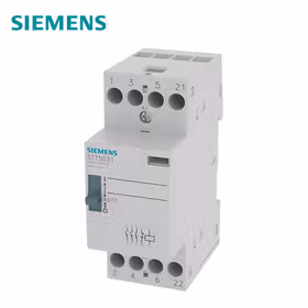 西门子 INSTA接触器0/1自动带3个常开触点和1NC25A,230VAC220VDC控制电压；5TT5 25A 3NO+1NC 230AC/220DC Auto