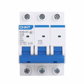 正泰 NXB-63 小型断路器；NXB-63 3P C25