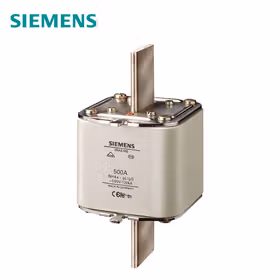 西门子 NH熔断片,NH4a,输入：500A,gG,UnAC：500V,UnDC：440V,前端标示警报器,导电握耳；3NA3 4a 500A 500V AC/440V DC gL/gG