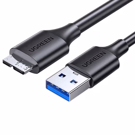 绿联UGREEN USB3.0转MicroUSB3.0数据线 60528 黑色 0.5m